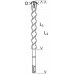 BOSCH SDS-plus-7X, Hammerbohrer, 6 x 100 x 165 mm 2608576117