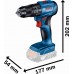BOSCH GSB 18V-45 PROFESSIONAL Akku-Schlagbohrschrauber, ohne Akku, L-BOXX 06019K3301