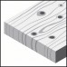 BOSCH Schleifblatt C470 für Deltaschleifer, 100x150mm, 120, 10er-Pack 2608608Z96