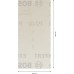 BOSCH EXPERT M480 Schleifnetz für Schwingschleifer, 93 x 186 mm, G 240, 50-tlg. 2608900758
