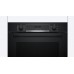 Bosch Serie 4, Einbaubackofen mit Dampfunterstützung, 60 x 60 cm, Schwarz, HQA574BB3