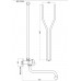 CLAGE SNO Drucklose Zweigriff-Wandmischarmatur 4100-40110