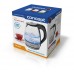 CONCEPT RK-4030 Wasserkocher inkl. LED-Innenbeleuchtung, 1,7 Liter, 2200W, rk4030re