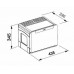 Franke Sorter Cube 50 Automatikauszug Abfalltrennsystem, 1x14l, 1x18l Eimer, 134.0055.292