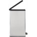 CURVER SLIM BIN 40L Treteimer 25 x 39,3 x 60,7 cm silber metallic 02340-582