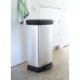 CURVER DECO BIN 50L Rechteckiger Treteimer 39 x 29 x 73 cm silber 02162-582