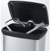 CURVER DECO BIN 50L Rechteckiger Treteimer 39 x 29 x 73 cm silber 02162-582