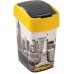 CURVER Papierkorb Deco Flip bin New York, 39 x 32 x 25 cm, 25 l,ohne Schwingdeckel
