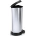 B-Ware Curver 02150 "Metallic's" Abfallbehälter 40 Liter, metallic-silber ohne Pedal, Riss