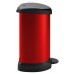 CURVER Abfallbehälter, 44,8 x 30,8 x 28,1 cm, 20 Liter, metallic-rot, 02120-931