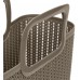 CURVER Knit Shopping Bag Einkaufstasche mit 2 Henkel harvest braun