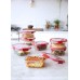 CURVER SMART COOK 0,9L Frischhaltedose 20 x 15 x 7 cm transparent/rot 00114-472