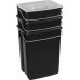 CURVER BIOBOX 2x10L+6L Abfallsortierset schwarz 08993-840