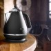 DeLonghi KBOV 2001.BK Wasserkocher (1.7 l, Retro-Look) schwarz