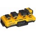 DeWALT DCB104-QW Schnellladegerät XR FlexVolt 4-Port, 10,8 V - 54,0 V
