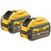 DeWALT DCB132X2-QW XR FLEXVOLT 54 V Set (2× 9,0 Ah Akkus + Doppel-Ladegerät DCB132)