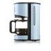 DOMO Kaffeemaschine in Blau mit 24-Std. Timer,950W, 1,5 Liter, LCD-Anzeige DO478K