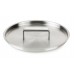 Hochwertiger Edelstahl Kochtopf mit Deckel für alle Herdarten und Backofen O24cm