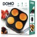 DOMO Elektrisches Pfannkuchen-Gerät für 4 Mini-Pfannkuchen 600 W DO1094P