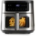 DOMO Heißluftfritteuse mit Sichtfenster (6l/1500W) DO548FR