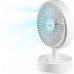 DOMO Tisch-USB-Akku-Ventilator mit Oszillation DO8151