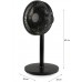 DOMO 2-in-1 Standventilator, schwarz DO8157