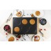 DOMO Pancake-Platten Antihaftbeschichtung, Kontrollleuchte 1000W, Schwarz DO8717P