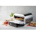 DOMO Genius Pizzaofen, Edelstahl, mit Backstein DO9289PZ