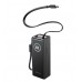 EcoFlow RAPID Powerbank (25 000 mAh, 170 W) 2×100 W integriertes USB-C-Kabel – Schwarz