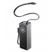 EcoFlow RAPID Powerbank (25 000 mAh, 170 W) 2×100 W integriertes USB-C-Kabel – Silber