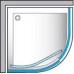 ROLTECHNIK Duschecke ECR1/900 silbern/transparent 505-900R55N-01-02