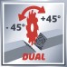 Einehll TE-SM 2131 Dual Zug-Kapp-Gehrungssäge (1600W/250mm) 4300850