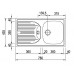 Franke Eurostar ETN 614 3 1/2“ 780 x 450 Edelstahl Einbauspüle 101.0286.109