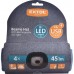 Wintermütze mit LED-Beleuchtung Blau USB aufladbar
