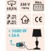 Extol Light Energiekosten und Stromverbrauchsmessgerät, 3680 W, 1 Stück, weiß, 43900