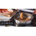 Fiskars All Steel Sautierpfanne mit Deckel 26cm, Edelstahl 1023762, 1064746