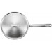 Fiskars All Steel Sautierpfanne mit Deckel 26cm, Edelstahl 1023762, 1064746