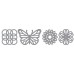 Fiskars Intricate Shape Punches Motiv-Hebelstanzer 2"/5 cm, Lotosblume 5 cm 1015773