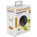 Fiskars Functional Form Apfelteiler mit Behälter, 16,4x12,7x7,8cm 1016132