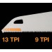 Fiskars PowerTooth Universal-Handsäge, 500 mm, 9 TPI 1062919