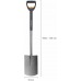 Fiskars SmartFit Telescopic Gärtnerspaten, rund 105 - 125cm (131310) 1000620, 1066733