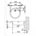 Franke Rambla RAN 610-38 3 1/2 '', 430 mm, Küchenspüle, Edelstahl 101.0361.012