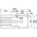 Franke Spark SKX 651, 1000x500 mm, Küchenspüle, Edelstahl 101.0464.044