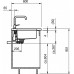 Franke KBX 210/610-34 Edelstahl-Spüle Unterbauspüle flachenbündig 127.0039.213