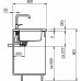 Franke KBX 210/610-45 Edelstahl-Spüle Unterbauspüle flachenbündig 127.0039.221