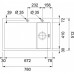 Franke Crystal Line CLV 210 Edelstahlspüle 780 x 512 mm 127.0338.949