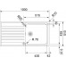 Franke Argos AGX 211-100 Edelstahlspüle, 1000 x 510 mm 127.0380.396