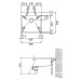 Franke Planar PEX 210/610-51 TL, 505x505 mm, Einbauspüle Edelstahl 127.0203.475