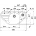 Franke Spark SKX 651-E, 960x500mm, Normalrand 101.0464.340