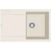 Franke SET G39 Fragranit Spüle MRG 611.073 Magnolia + Küchenarmatur Samoa